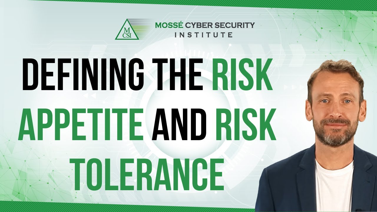 Defining the Risk Appetite and Risk Tolerance