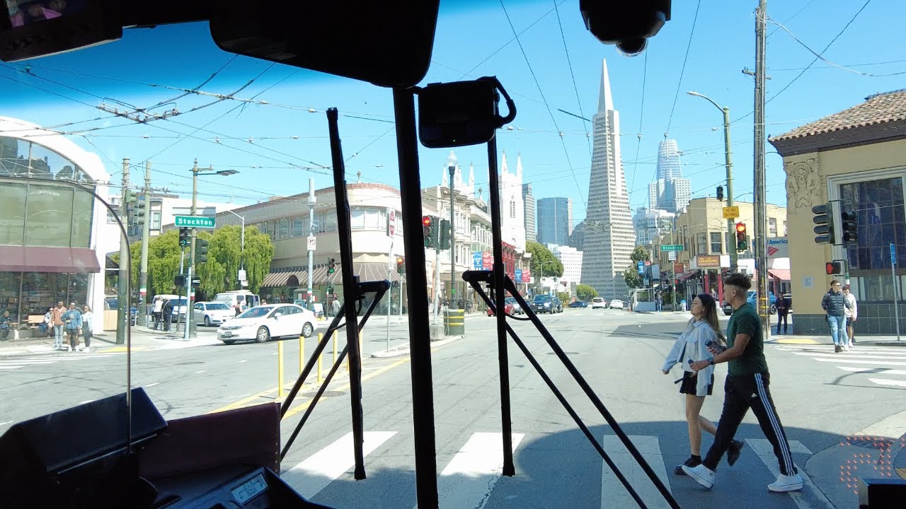 [4K] SAN FRANCISCO SCENIC RIDE: 45 Muni from Union & Van Ness to Stockton & Market (June 9, 2024)