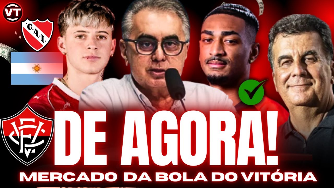 🚨ARGENTINO NO VITÓRIA? APUREI SOBRE O PONTA!  DERICK PRÓXIMO DE FECHAR COM O VITÓRIA!