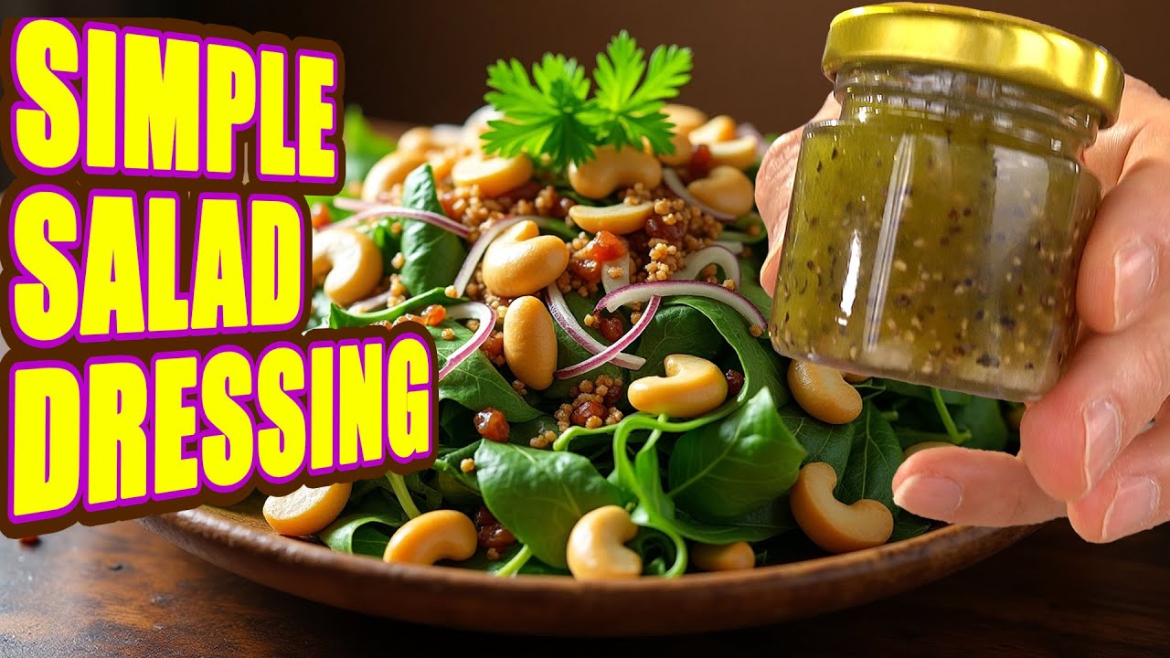 Make and Take your own simple healthy salad dressing when eating out at a restaurant