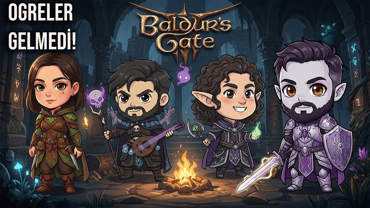 Baldur’s Gate 3 Türkçe Eşli: Ogre Çağırdık, Düşmanı Aşağı Attık! | Bölüm 11