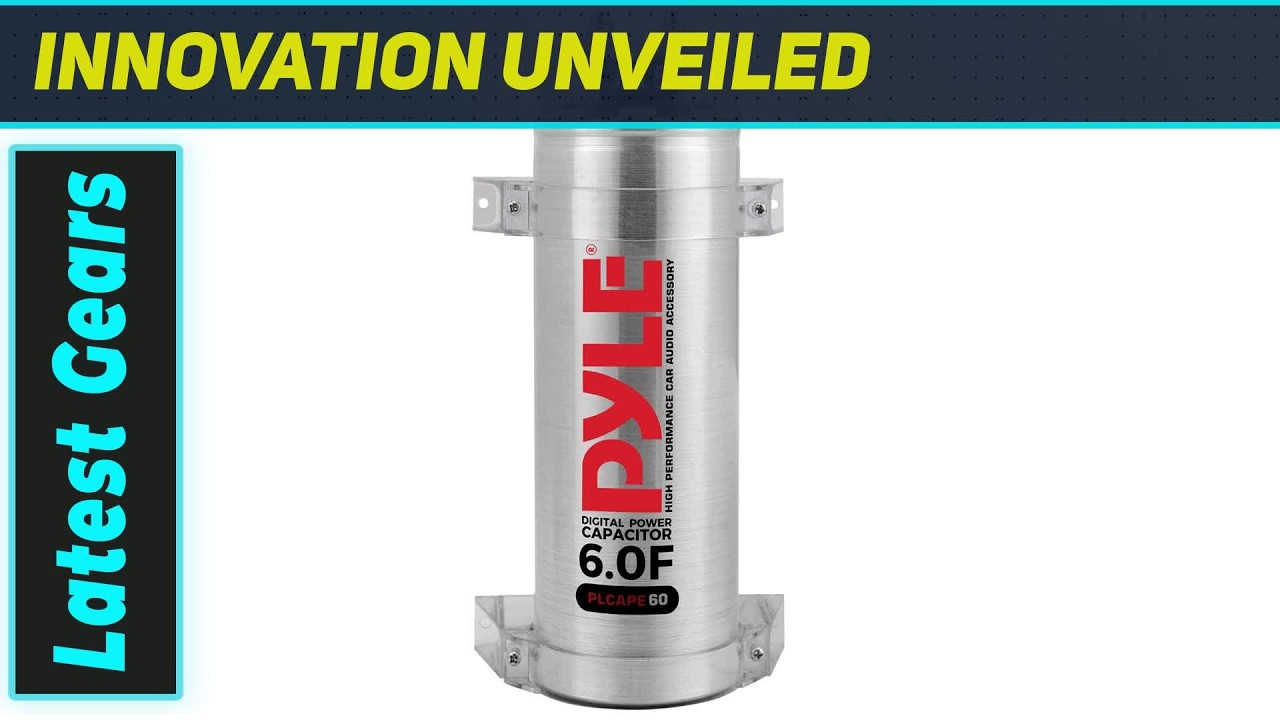 `Pyle 6.0 Farad Digital Power Capacitor: The Ultimate Car Audio Power Boost!