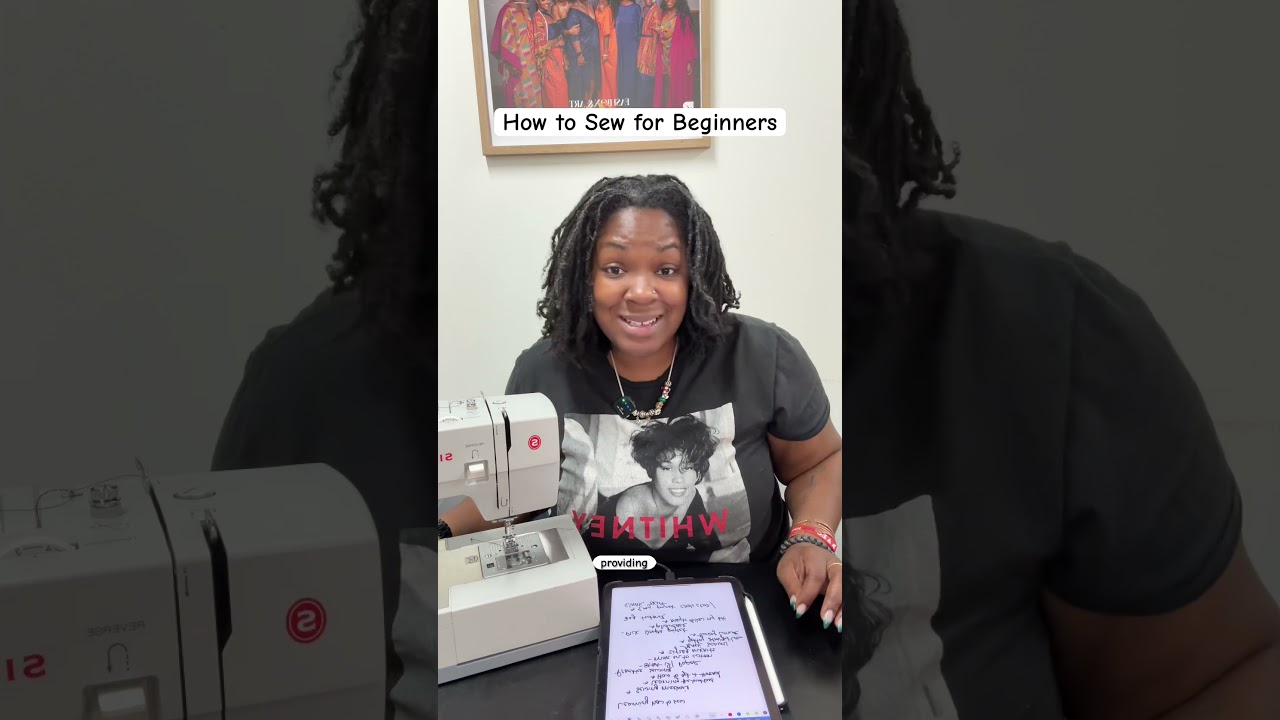 How to Sew Beginners #sewingtiktok #learntosew #howtosew #sewingforbeginners #beginnerssewingtips