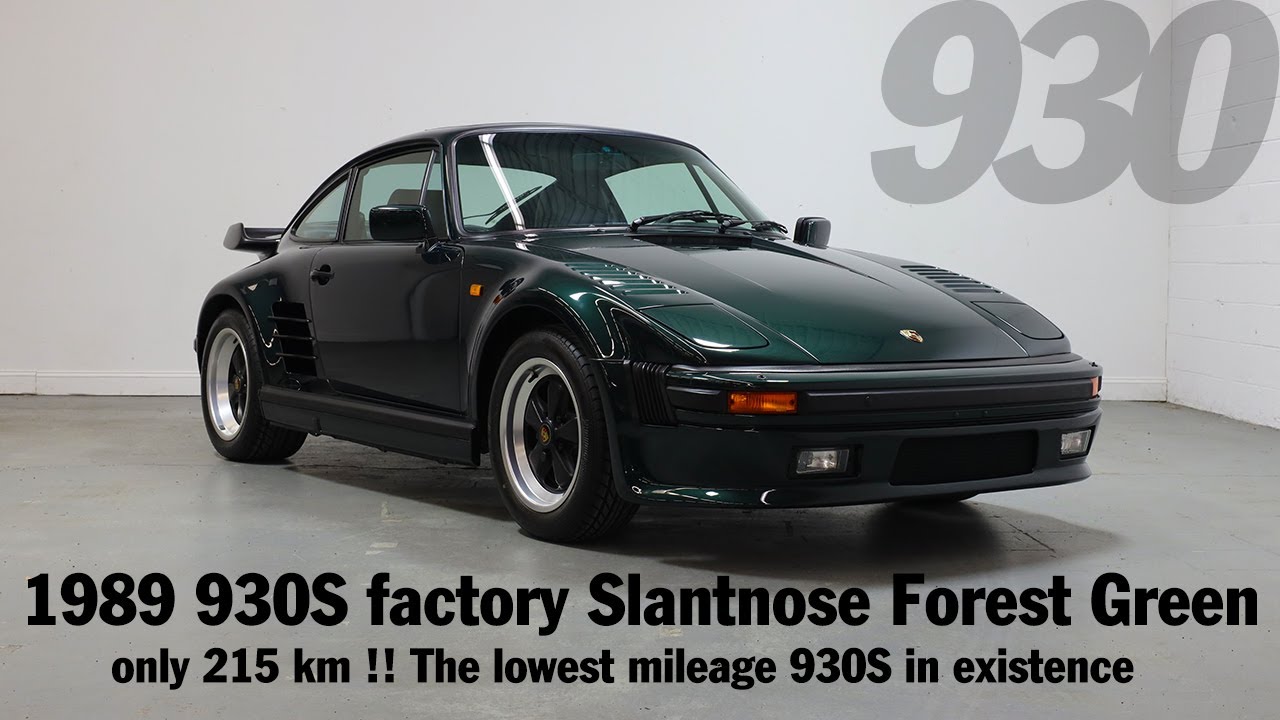 1989 930 S factory Slantnose Forest Green/Black 215km