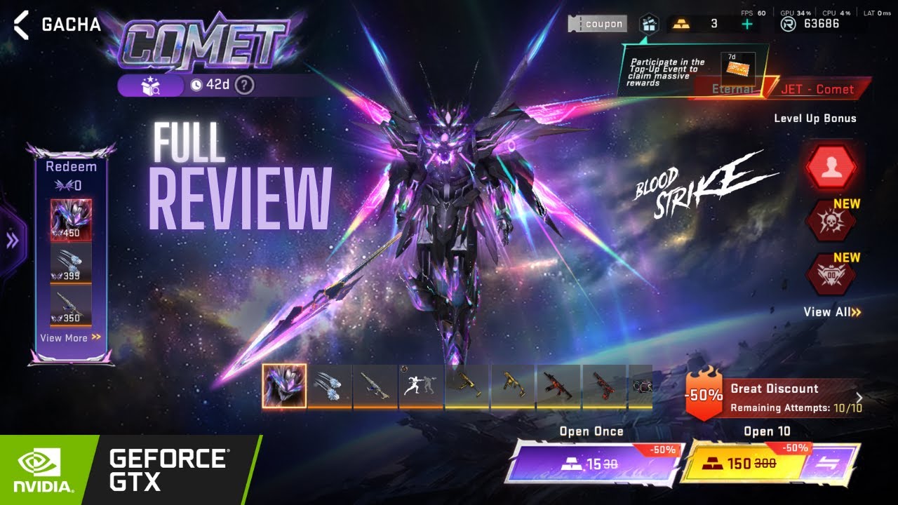 Blood Strike New Eternal JET Comet Full Review
