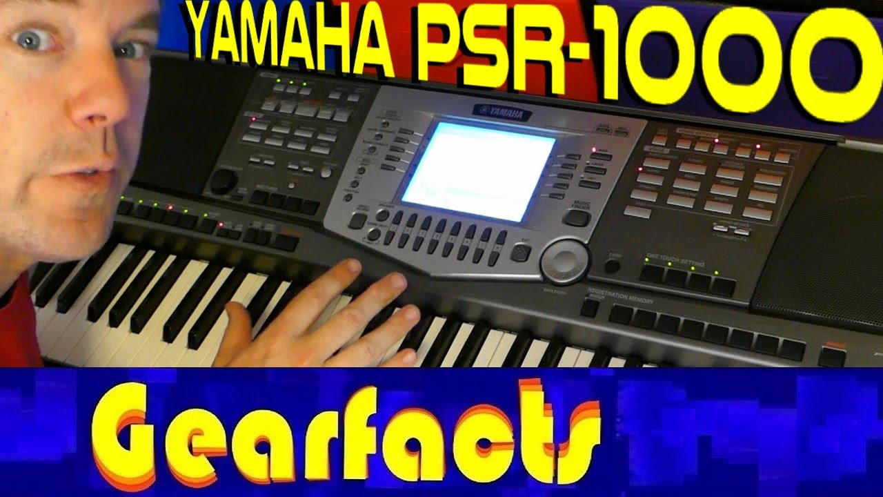 Yamaha PSR-1000 Workstation demo and tour. Synth has potential?