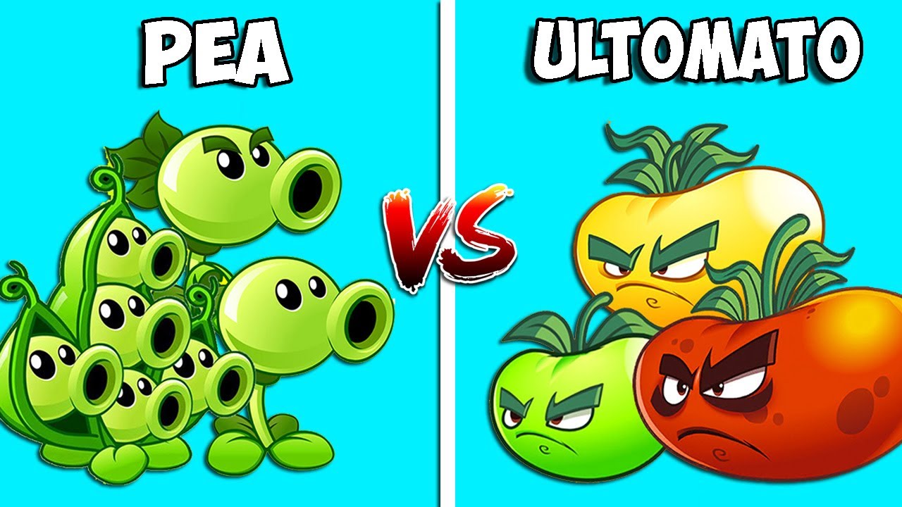 Team PEA vs ULTOMATO - Who Will Win? - PvZ 2 Team Plant VS Team Plant