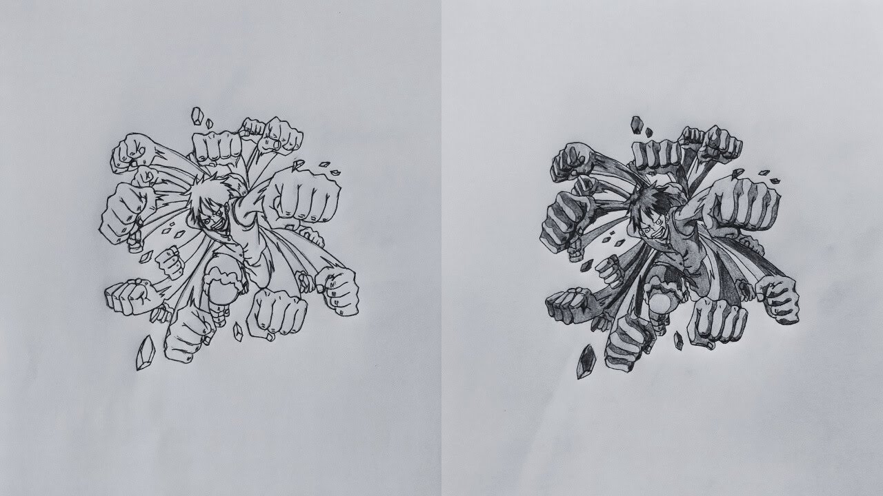 Drawing Monkey D. Luffy | One Piece Fan Art Tutorial (Step-by-Step Anime Drawing)