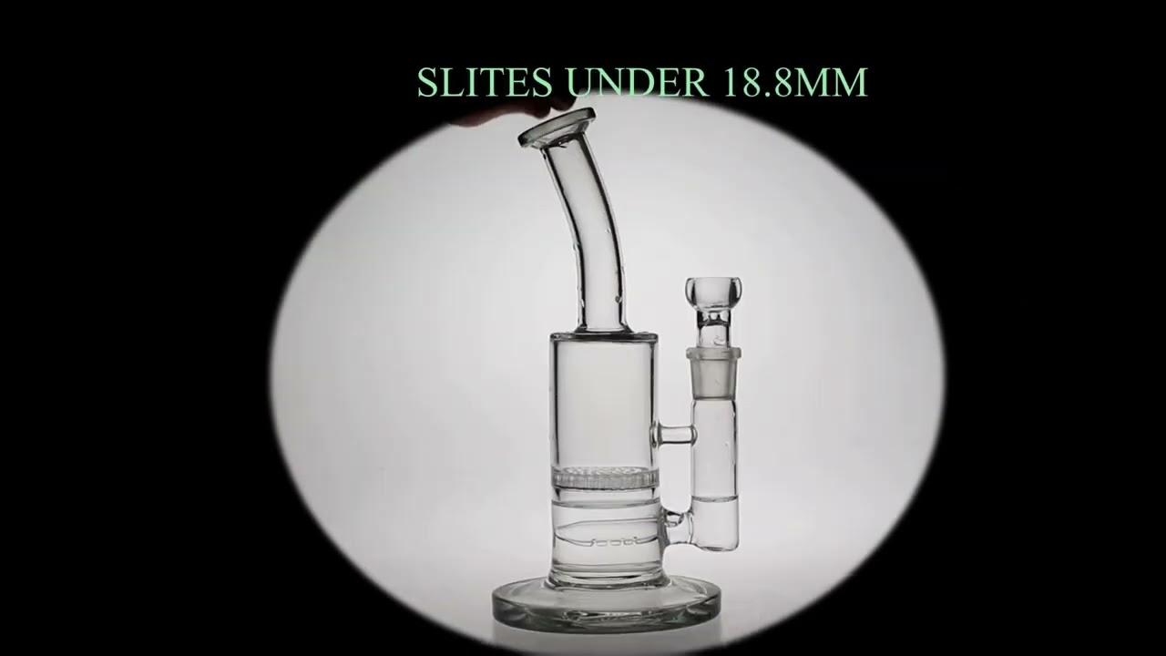 Saml Glass Inline Honeycomb Bong 18.8mm joint