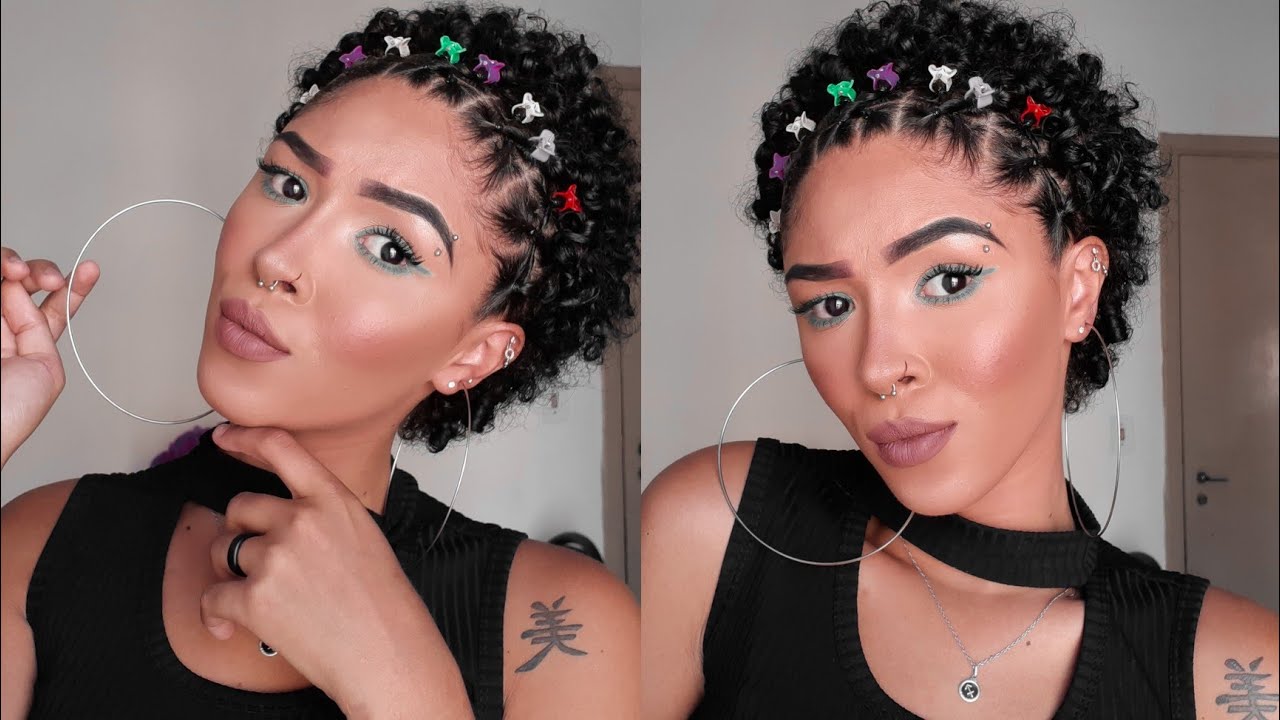 Como fazer penteado aesthetic soft girl | Monetizei meu canal em 2 meses 😱😍