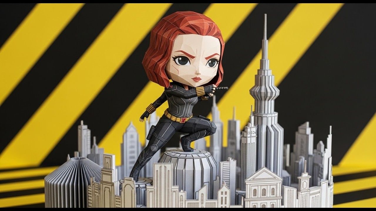 Chibi Marvel:  Avengers Assemble in a Stop-Motion Paper Craft Universe