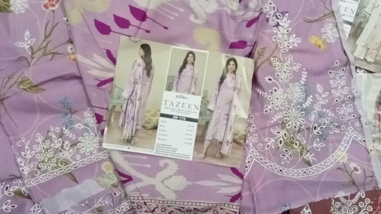 Johra Winter Linen Collection 2025 | Elegant Embroidered Dresses & Printed Shawls for Women