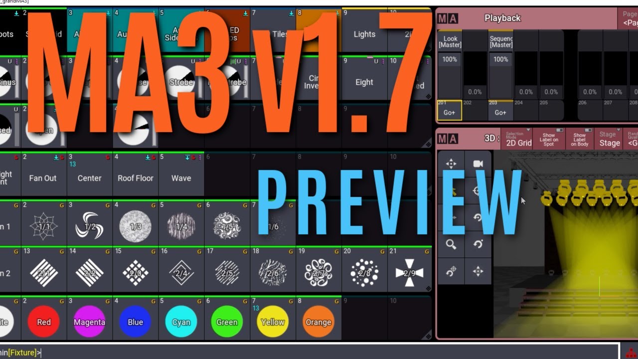 MA3 v1.7: Preview - It's Here!!!