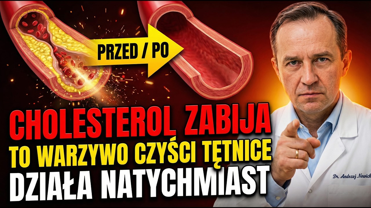 CHOLESTEROL SPADA MOMENTALNIE! To warzywo to naturalna statyna za grosze | Lekarz wyjaśnia