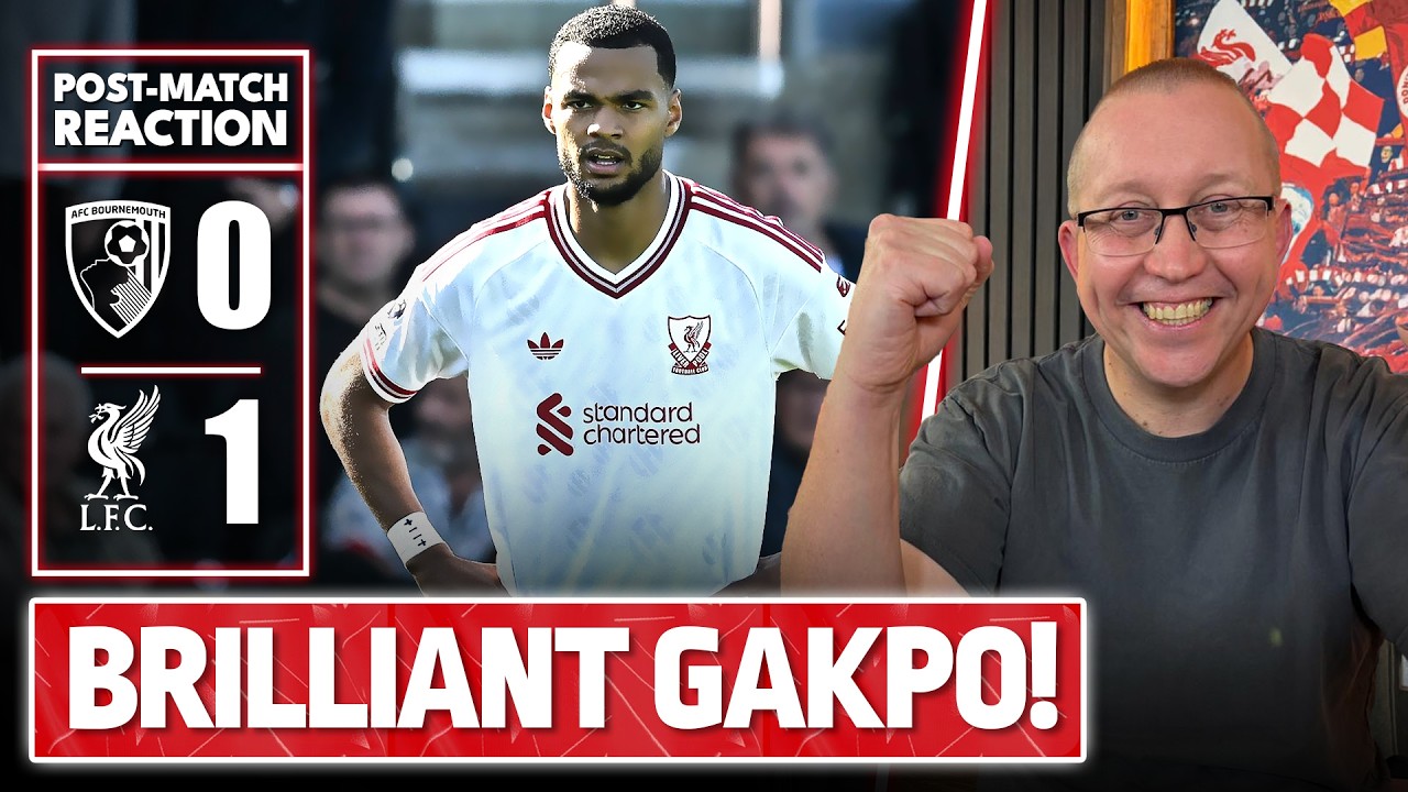 GAKPO DESERVES SO MUCH CREDIT! | Bournemouth 0-1 Liverpool | Pajak's Match Reaction