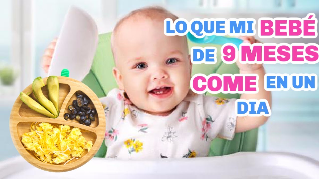 QUE COME MI BEBÉ DE 9 MESES #bebé #bwl #papillas