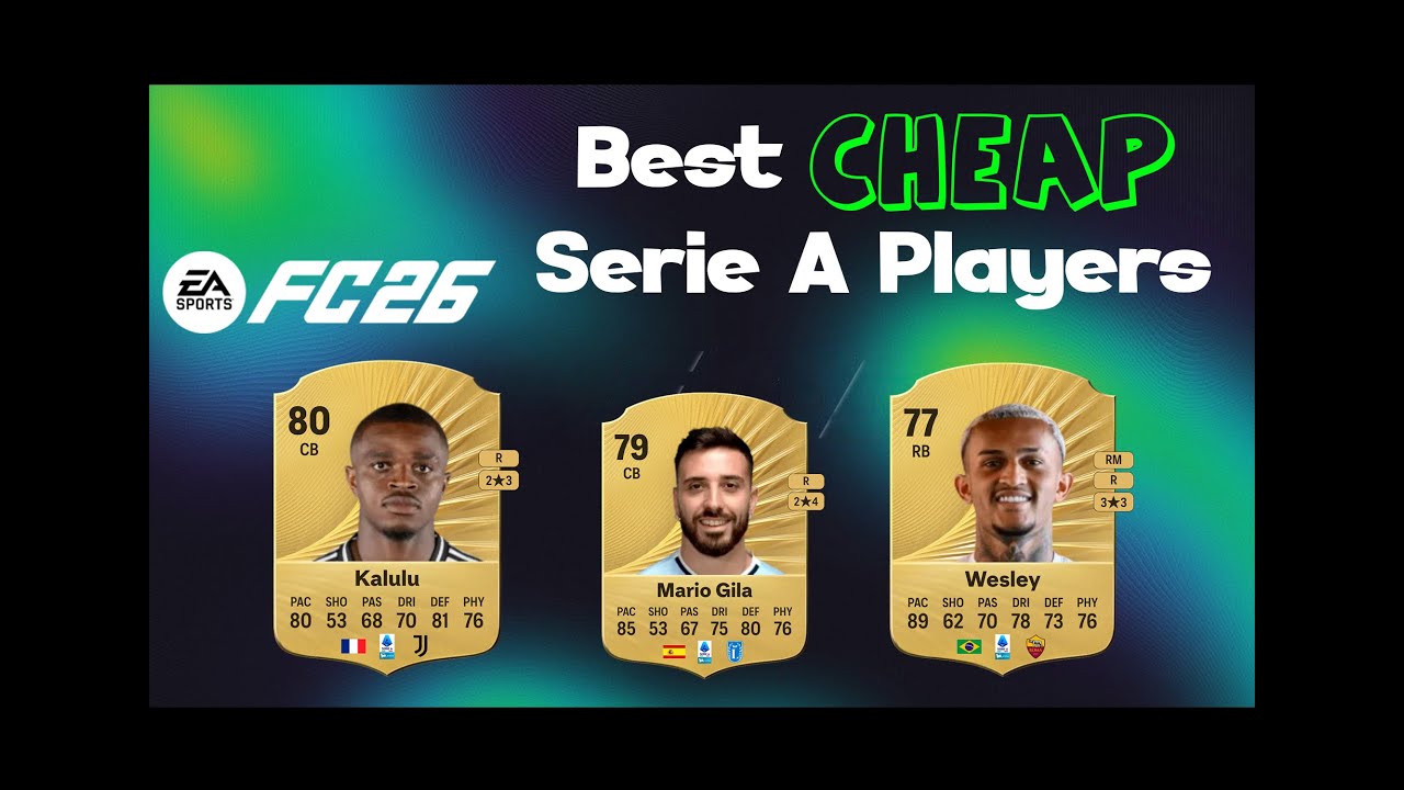 Best Cheap Starter Serie A Cards in EAFC 26