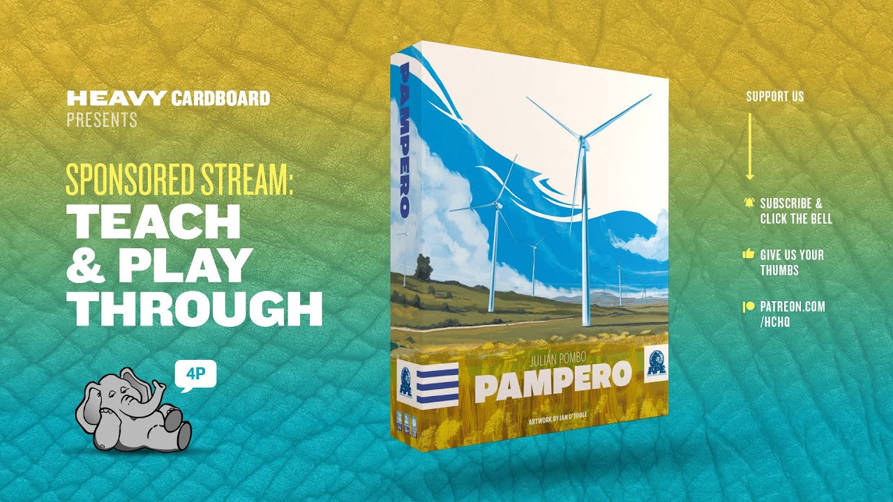 (KS) Pampero - 4p Teaching & Play-through by Heavy Cardboard