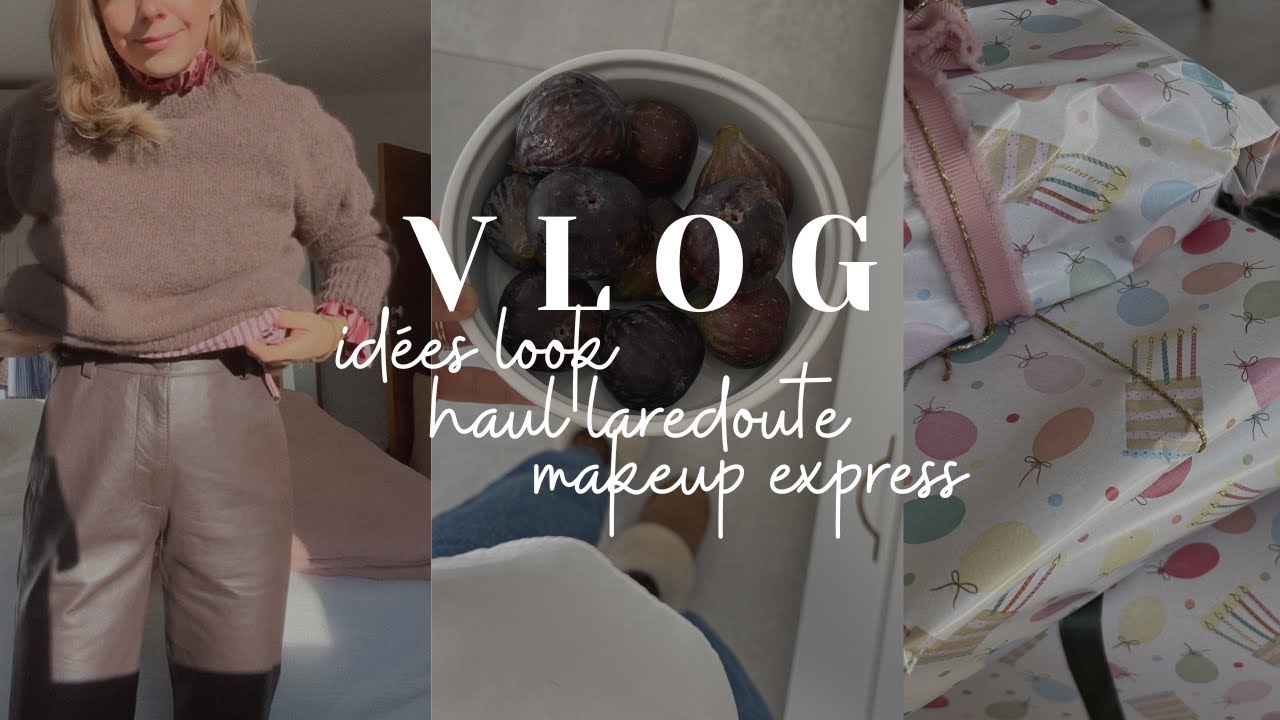#VLOG : routine makeup express, haul La Redoute, idées look & blabla !