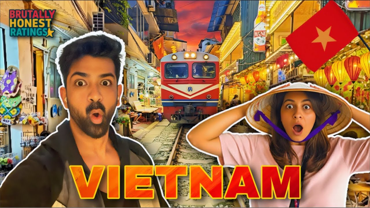 Brutally Honest Ratings of VIETNAM - ft. Hanoi- Train street, Trang An Boat Tour and more
