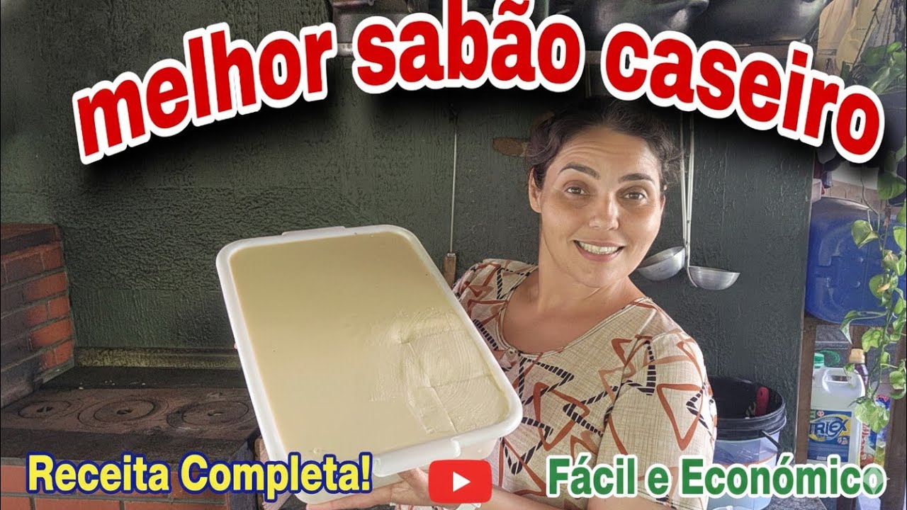 Sabão caseiro econômico /Ótimo para lavar louças,roupas brancas e tênis 