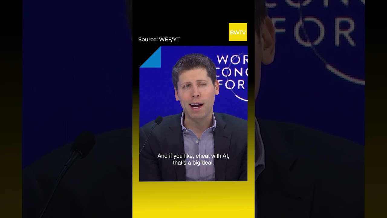 Sam Altman At World Economic Forum 2024 #worldeconomicforum #economy #trending #businessworld