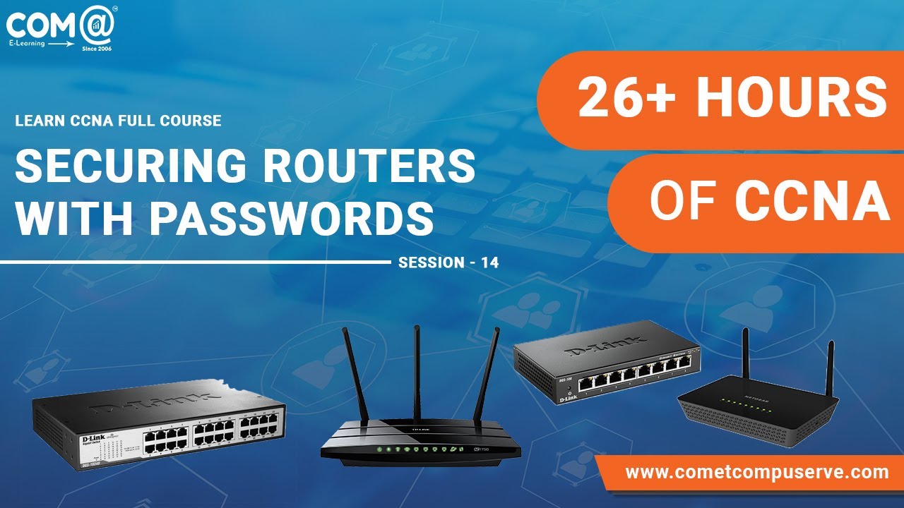 Securing Routers with Passwords | Routers | Networking Basics | CCNA