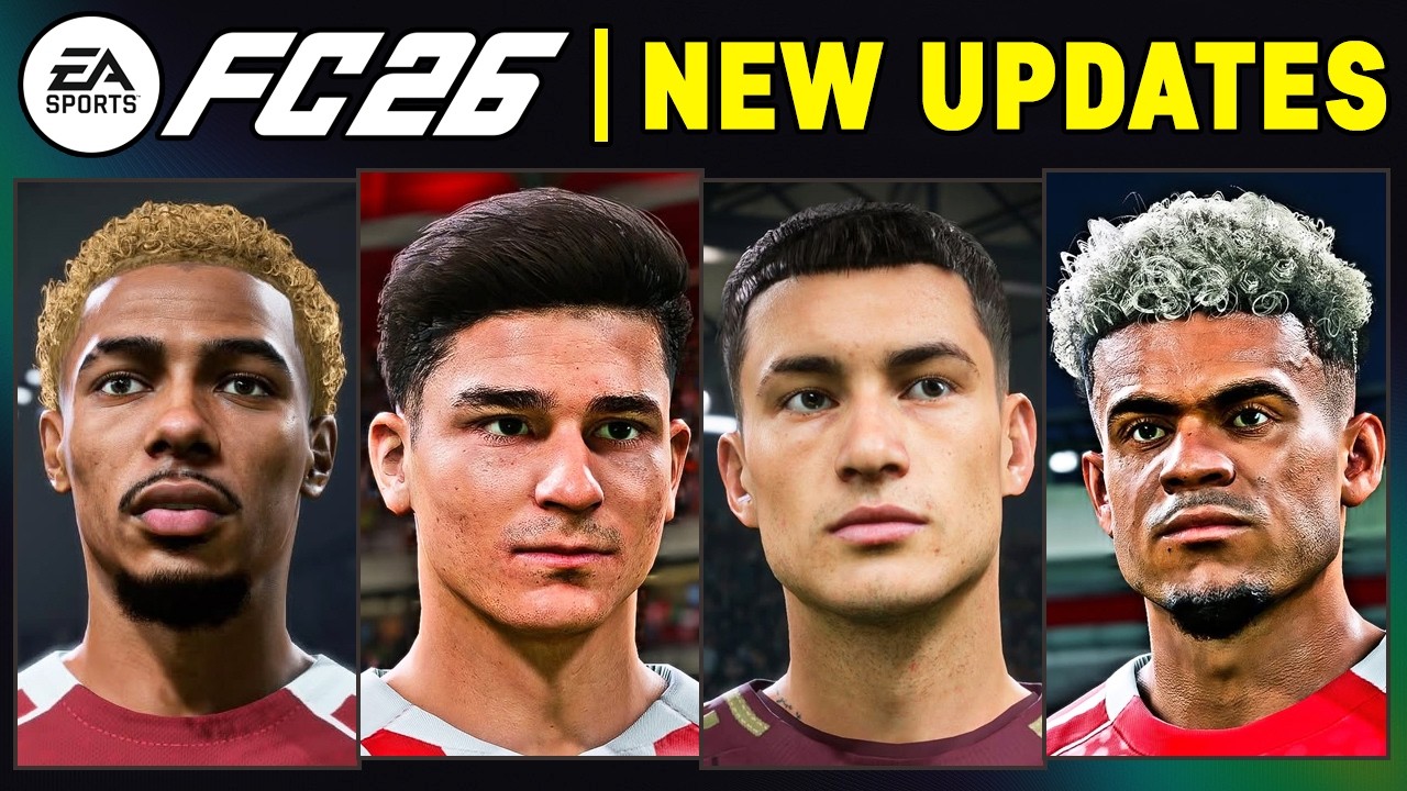 EA FC 26 NEWS | NEW UPDATES - ALL 120 NEW REAL FACES ✅
