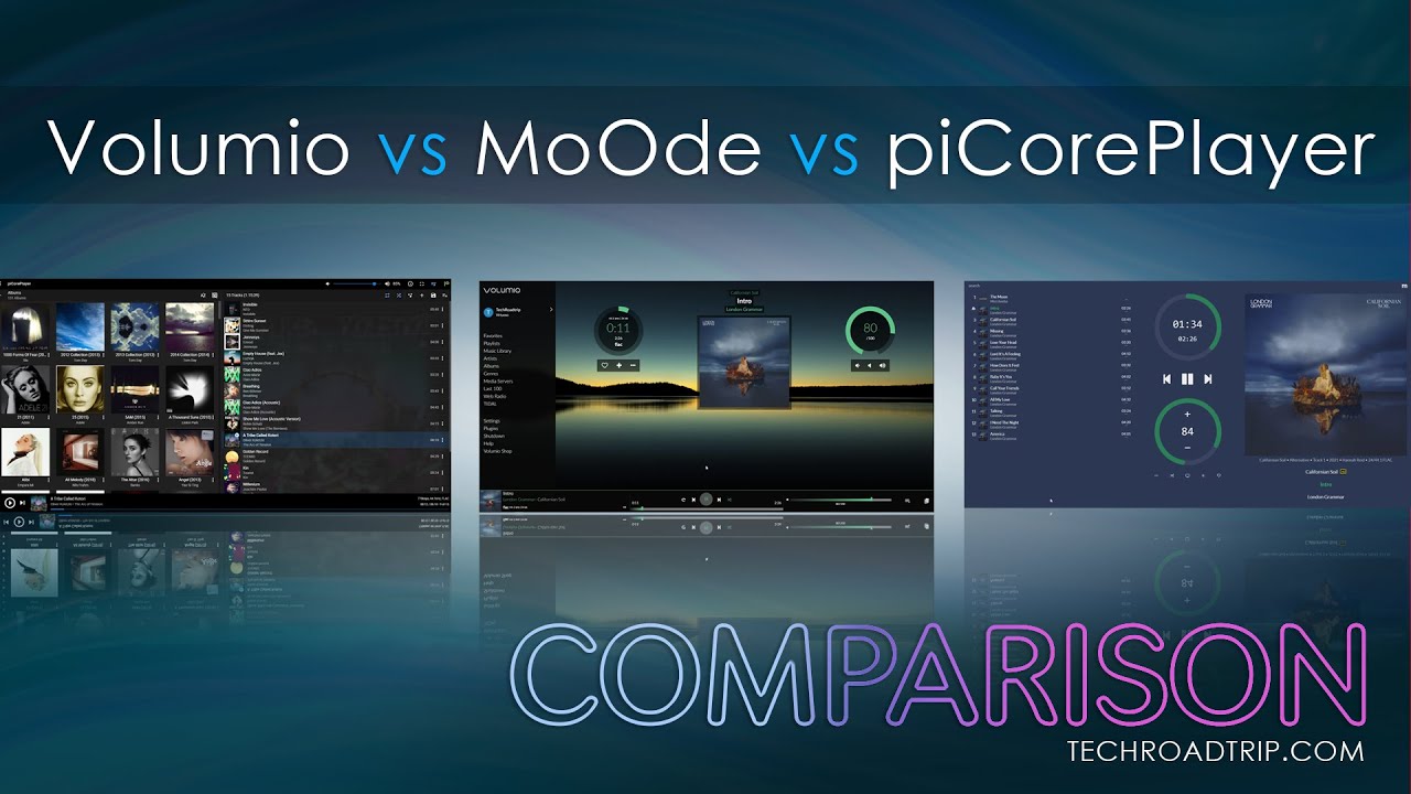 Volumio против Moode против Picoreplayer — сравнение