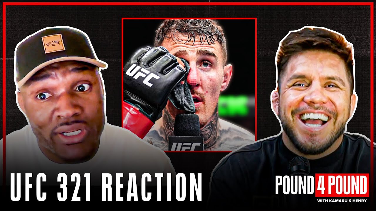UFC 321 Reaction: Gane&rsquo;s Eye Poke on Aspinall, Umar Title Shot, BRUTAL Salkilld TKO | Pound4Pound 