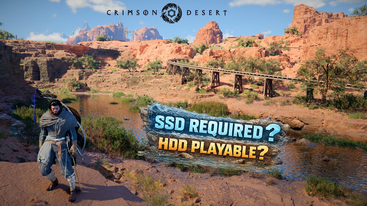 Crimson Desert HDD vs SSD vs NVMe | Is an HDD Still Playable?