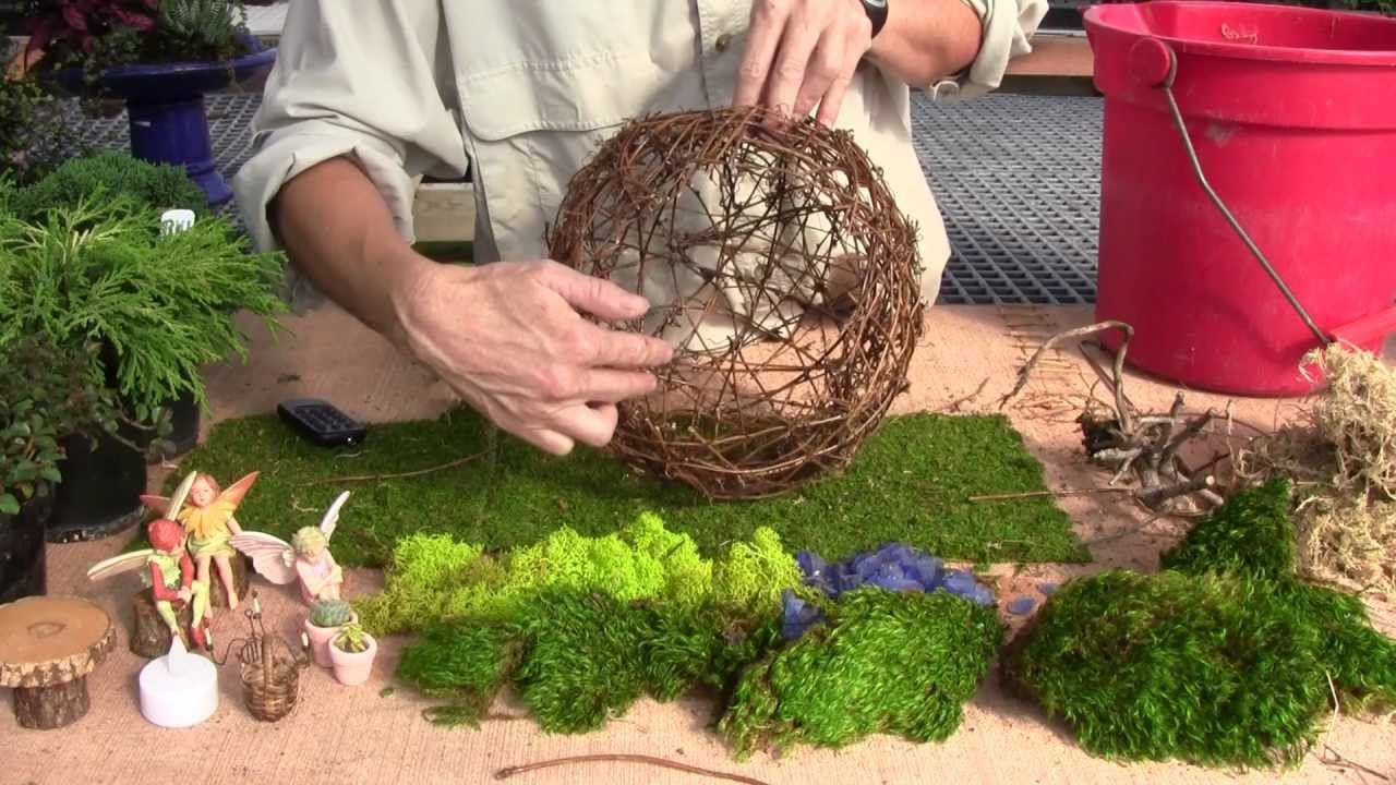 How to Plant a Willow Fairy Sphere with Plants (part 1)