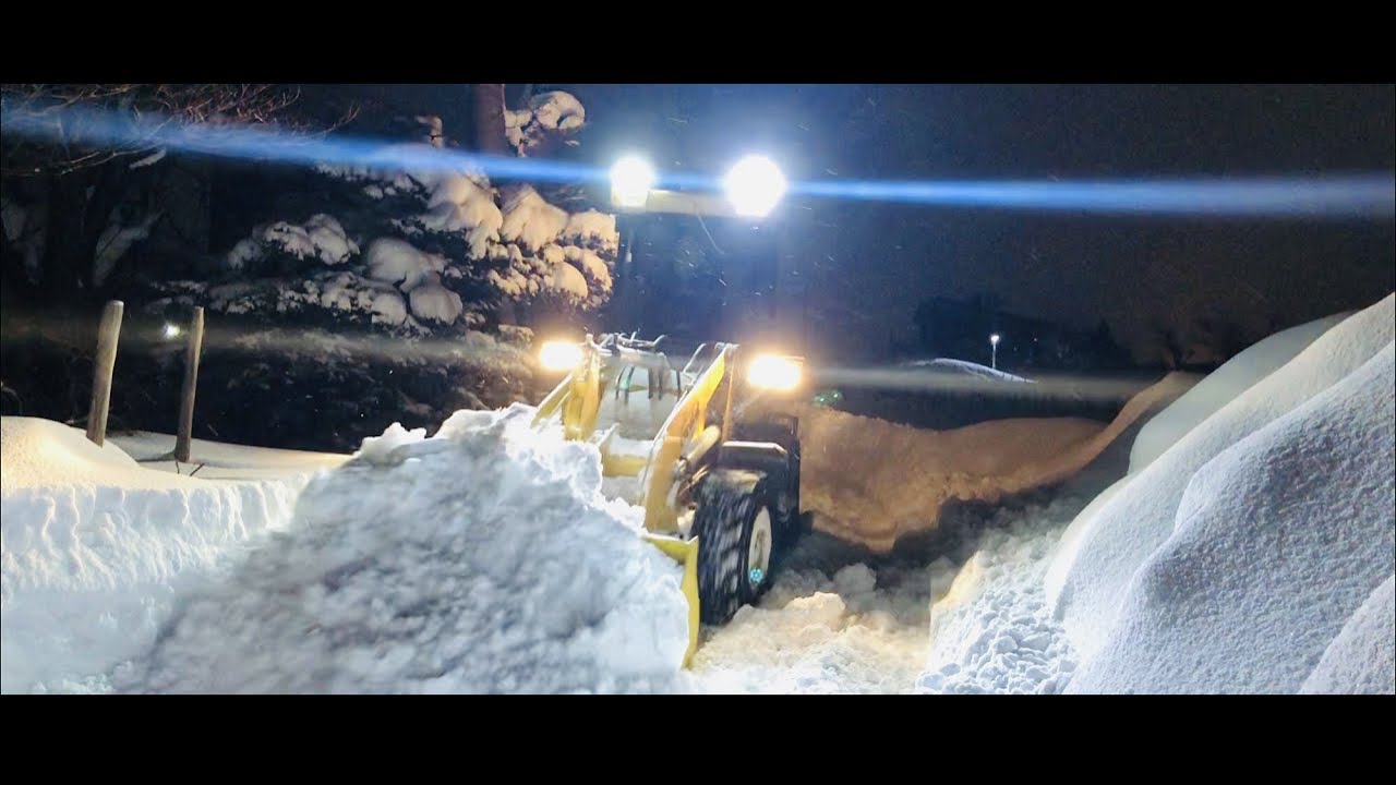 #9  【新車で240万円！！で買った中国製ホイールローダー】どれだけ雪をきちんと押せるか？？