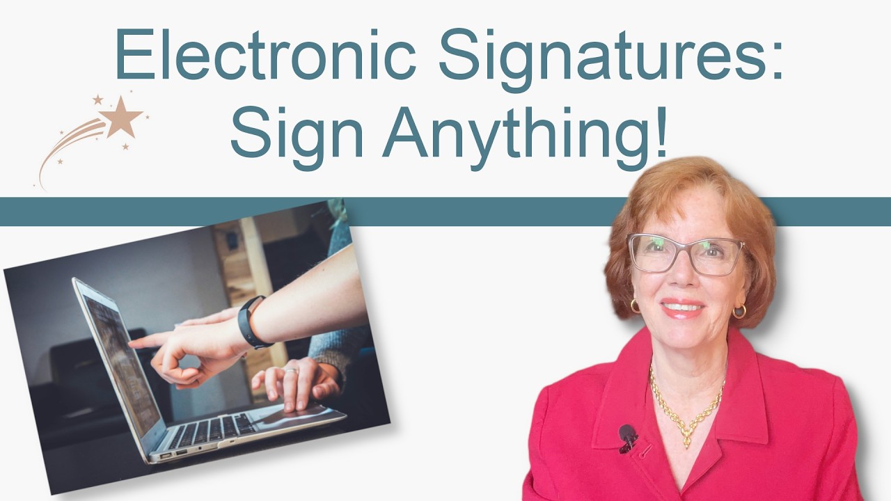 Electronic Signatures - Sign Anything!