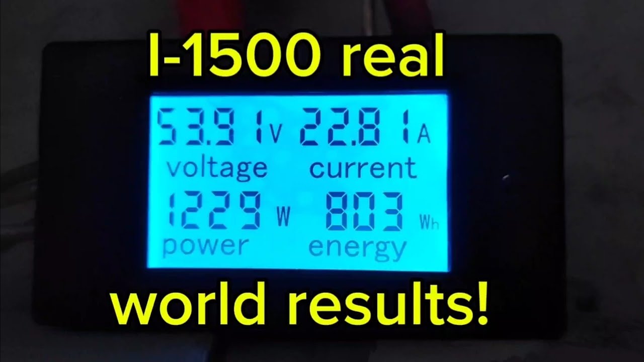 Istabreeze I1500 output test in 15-20 mph. winds. Best small wind turbine you can buy.
