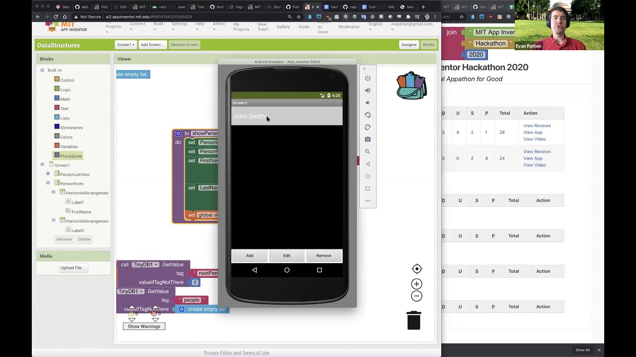 Working with Lists and Dictionaries in App Inventor
