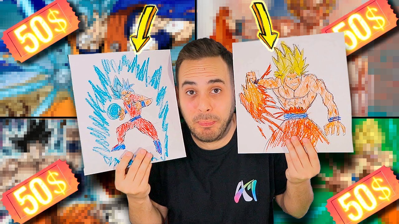 PAGUÉ A ARTISTAS 200 DÓLARES PARA QUE MEJORARAN GOKUS DEFORMES | Episodio 1