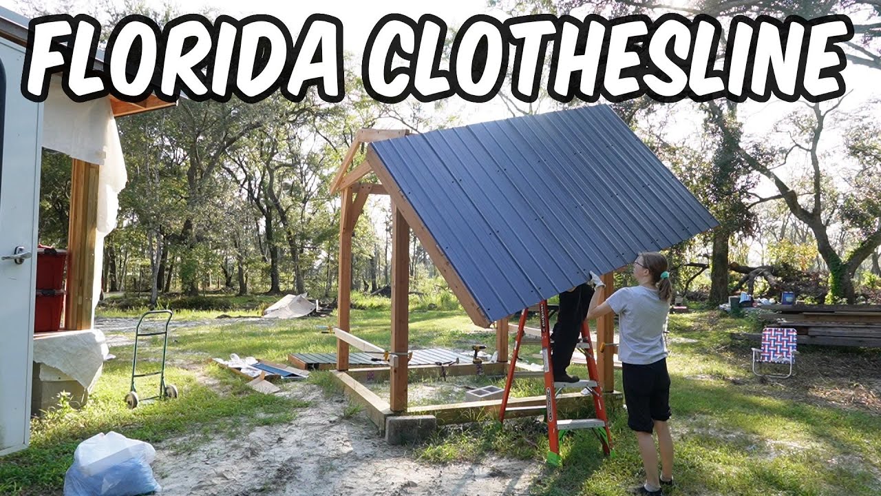We Built our Dream Clothesline and it's Awesome!