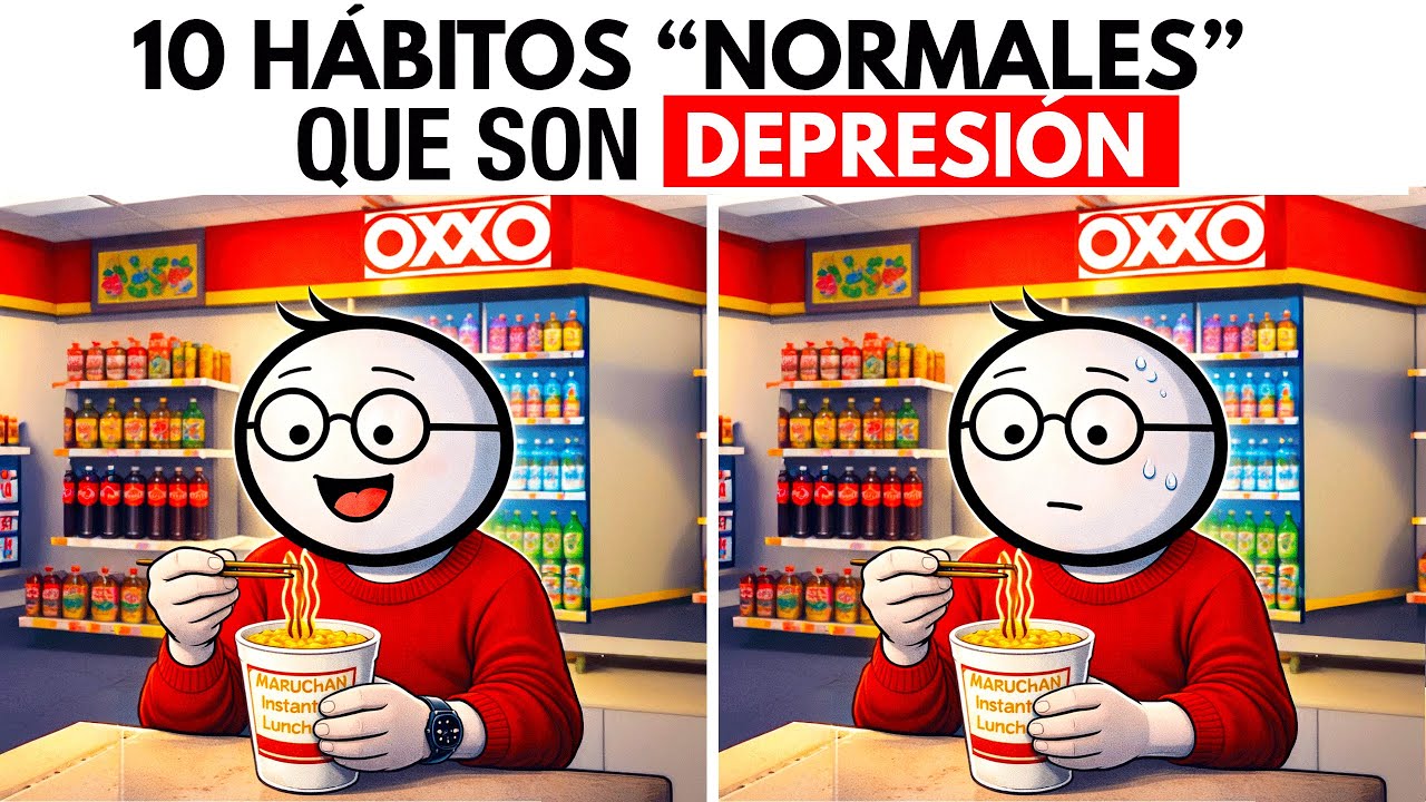 10 HÁBITOS “NORMALES” que en realidad son SEÑALES de DEPRESIÓN CRÓNICA (psicología) Parte 2