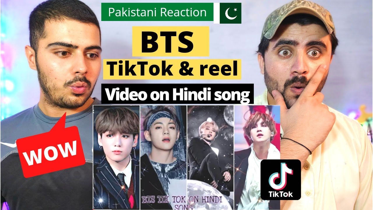 Видеоролики и видеоролики BTS TikTok с песнями на хинди ||Реакция Пакистана ||