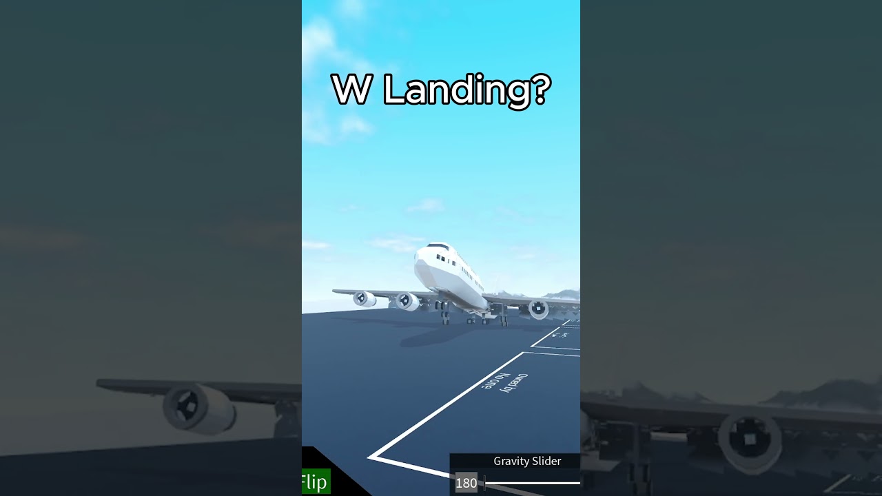 is this a good 747 landing in plane crazy? #planecrazy #747