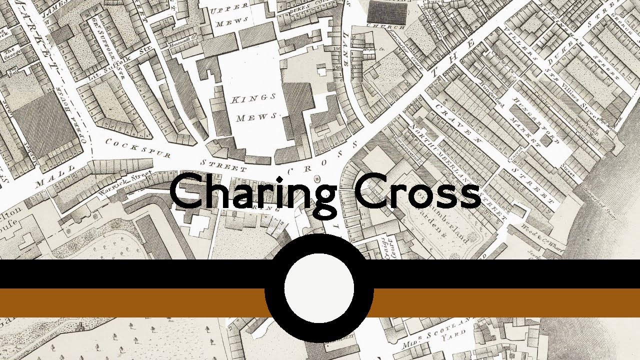 A history of Charing Cross in maps