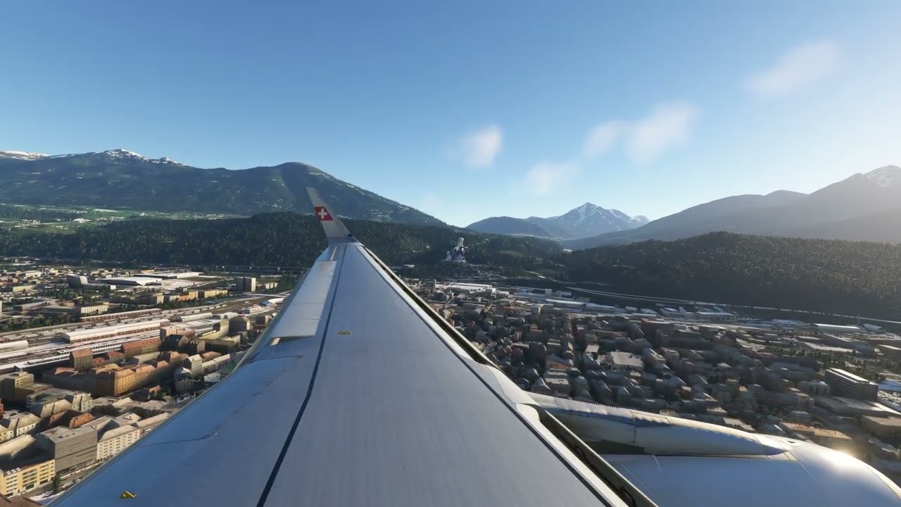 4K MSFS2020- Landing at Innsbruck (LOWI)