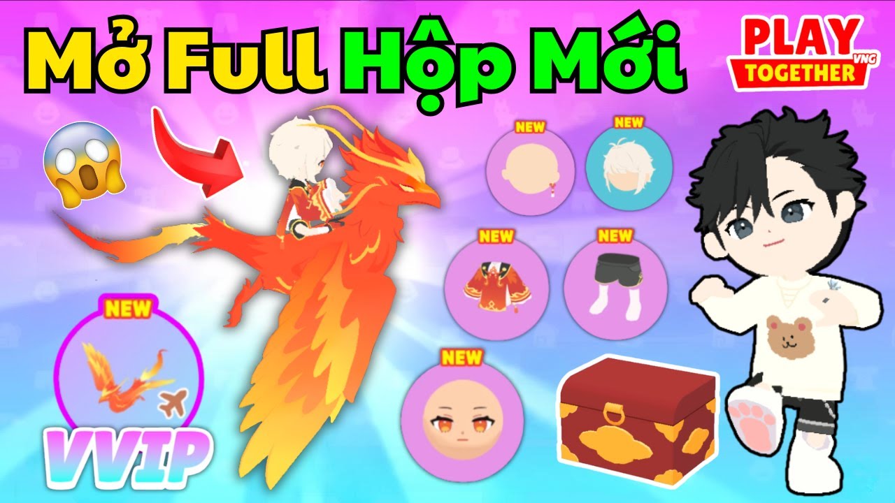 Play Together | Mình Đã Mở Full Đồ Mới Trong Hộp Bốc Thăm Chu Tước Lửa