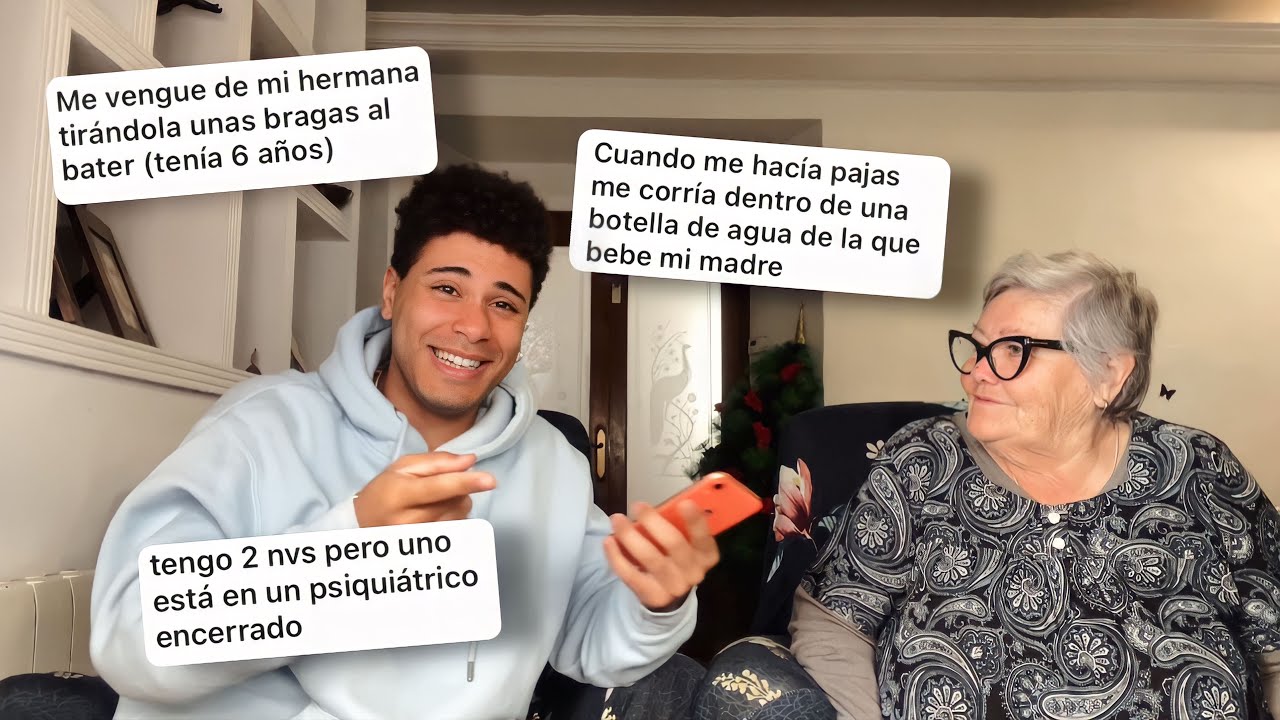 MI ABUELA REACCIONA A LOS SECRETOS MÁS EXTREMOS DE MIS SEGUIDORES | consultorio