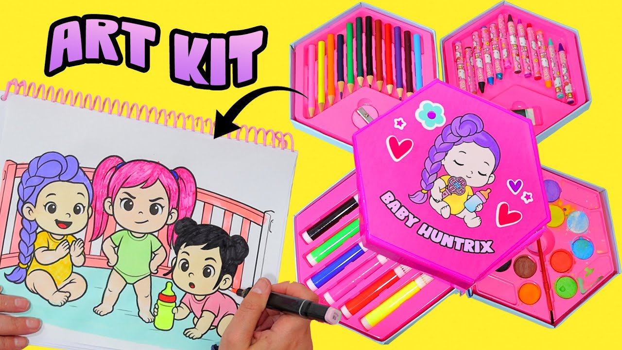 K-pop Охотники на демонов в детском стиле: раскраски для детей