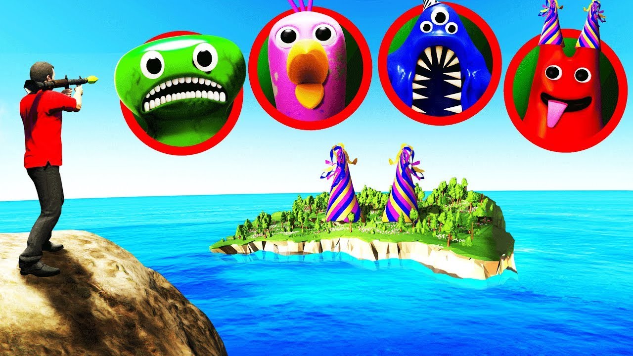 Explorando La ISLA DE GARTEN OF BANBAN En GTA 5