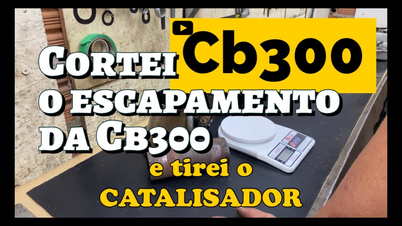 Aprenda a tirar o CATALISADOR DO ESCAP. da sua CB300 #duasrodas #cb300 #mecânico #dicas #oficinas