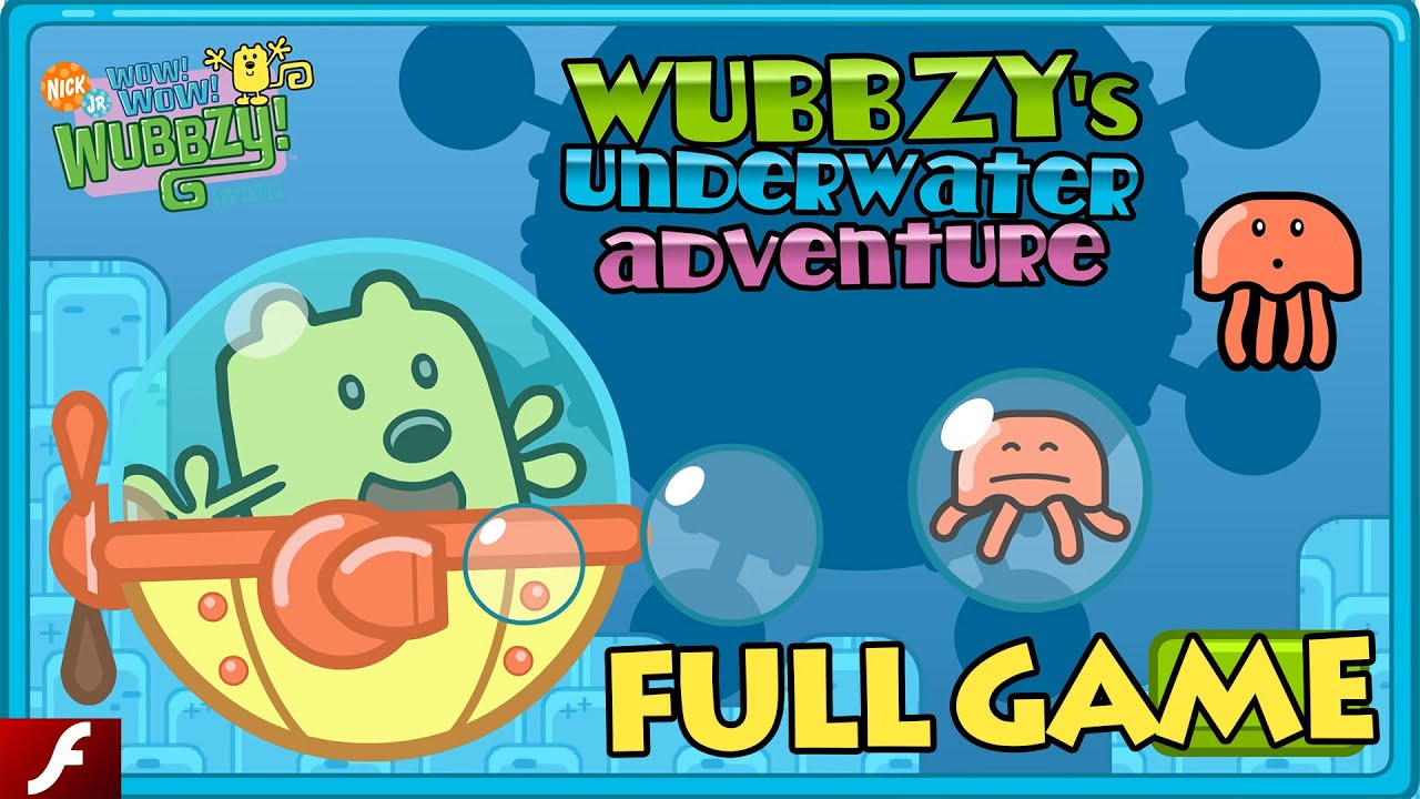 Wow! Wow! Wubbzy!&trade;: Wubbzy's Underwater Adventure (Flash) - Nick Jr. Games