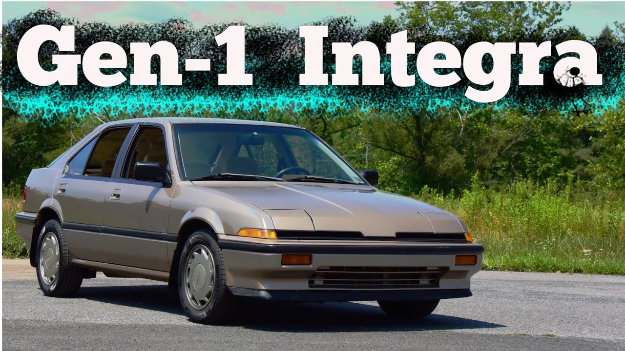 1987 Acura Integra LX 5-Door Hatch 5MT: Regular Car Reviews #acura #Integra